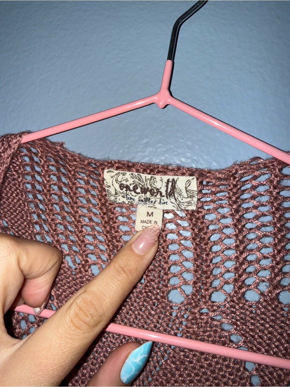 One World Open-Knit Long Cardigan medium - Picture 2 of 2